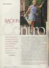 Better Homes & Gardens September 2004 Magazine Article: BACK IN Control