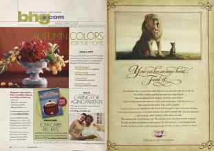 Better Homes & Gardens September 2004 Magazine Article: Page 18
