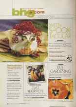 Better Homes & Gardens October 2004 Magazine Article: HALLOWEEN SPOOK-TACULAR