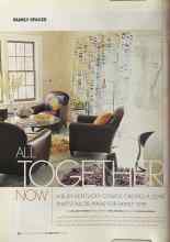 Better Homes & Gardens October 2004 Magazine Article: ALL TOGETHER NOW