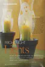 Better Homes & Gardens October 2004 Magazine Article: FRIGHT NIGHT Lights