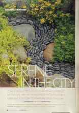 Better Homes & Gardens October 2004 Magazine Article: SERENE IN THE CITY