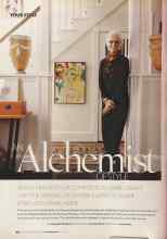 Better Homes & Gardens October 2004 Magazine Article: AN Alchemist OF STYLE