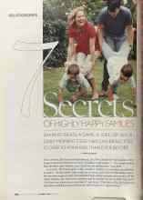 Better Homes & Gardens October 2004 Magazine Article: 7 Secrets OF HIGHLY HAPPY FAMILIES