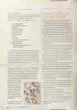 Better Homes & Gardens October 2004 Magazine Article: GHOSTLY CUTTERS