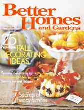 Better Homes & Gardens October 2004 Magazine Cover