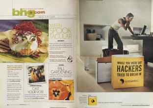 Better Homes & Gardens October 2004 Magazine Article: Page 20