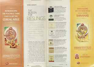 Better Homes & Gardens October 2004 Magazine Article: THE REASON FOR RIESLINGS