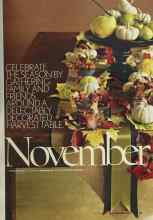 Better Homes & Gardens November 2004 Magazine Article: November