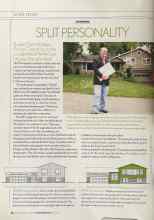 Better Homes & Gardens November 2004 Magazine Article: SPLIT PERSONALITY