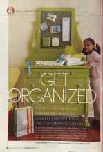 Better Homes & Gardens November 2004 Magazine Article: GET ORGANIZED
