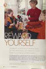 Better Homes & Gardens November 2004 Magazine Article: REWARD YOURSELF