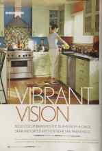 Better Homes & Gardens November 2004 Magazine Article: VIBRANT VISION