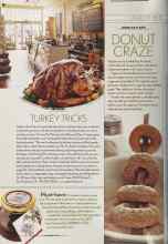 Better Homes & Gardens November 2004 Magazine Article: DONUT CRAZE