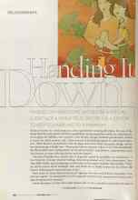 Better Homes & Gardens November 2004 Magazine Article: Handing It Down