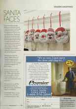 Better Homes & Gardens November 2004 Magazine Article: SANTA FACES