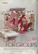 Better Homes & Gardens December 2004 Magazine Article: GIFTS FOR GROUPS