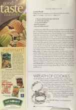 Better Homes & Gardens December 2004 Magazine Article: WREATH OF COOKIES