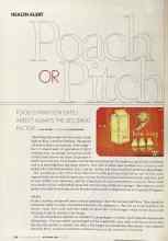 Better Homes & Gardens December 2004 Magazine Article: Poach OR Pitch
