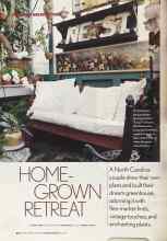 Better Homes & Gardens January 2005 Magazine Article: HOME-GROWN RETREAT