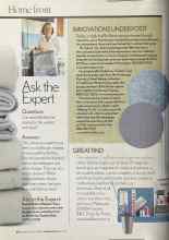 Better Homes & Gardens January 2005 Magazine Article: Ask the Expert