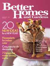 Better Homes & Gardens January 2005 Magazine Cover