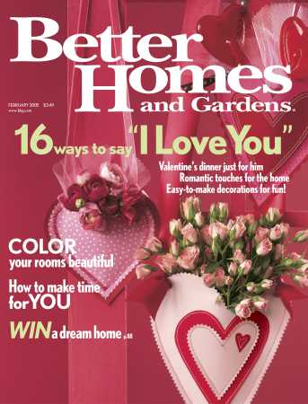 Better Homes & Gardens February 2005 Magazine Cover