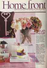Better Homes & Gardens February 2005 Magazine Article: Give YOUR HOME A GIFT