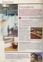 Better Homes & Gardens February 2005 Magazine Article: Innovations
