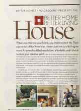 Better Homes & Gardens February 2005 Magazine Article: BETTER HOMES AND GARDENS PRESENTS THE BETTER HOME BETTER LIVING House