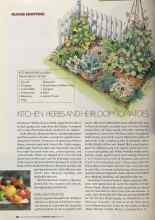 Better Homes & Gardens February 2005 Magazine Article: KITCHEN HERBS AND HEIRLOOM TOMATOES