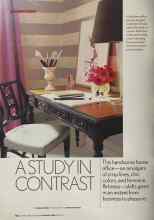 Better Homes & Gardens February 2005 Magazine Article: A STUDY IN CONTRAST