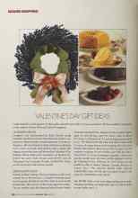 Better Homes & Gardens February 2005 Magazine Article: VALENTINE'S DAY GIFT IDEAS