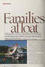 Better Homes & Gardens February 2005 Magazine Article: Families afloat