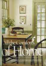 Better Homes & Gardens February 2005 Magazine Article: All the Comforts of Home