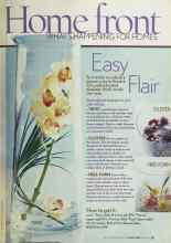 Better Homes & Gardens March 2005 Magazine Article: Easy Flair