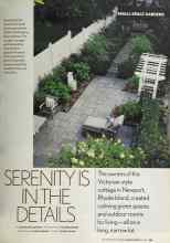 Better Homes & Gardens March 2005 Magazine Article: SERENITY IS IN THE DETAILS