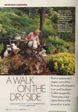 Better Homes & Gardens March 2005 Magazine Article: A WALK ON THE DRY SIDE
