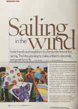Better Homes & Gardens March 2005 Magazine Article: Sailing in the wind