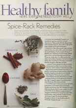 Better Homes & Gardens March 2005 Magazine Article: Spice-Rack Remedies
