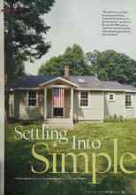 Better Homes & Gardens April 2005 Magazine Article: Settling Into Simple