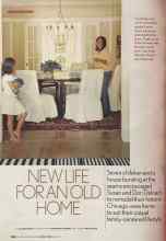 Better Homes & Gardens April 2005 Magazine Article: NEW LIFE FOR AN OLD HOME