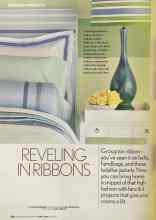 Better Homes & Gardens April 2005 Magazine Article: REVELING IN RIBBONS