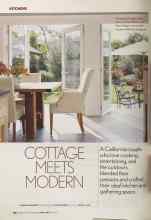Better Homes & Gardens April 2005 Magazine Article: COTTAGE MEETS MODERN