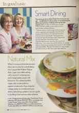 Better Homes & Gardens April 2005 Magazine Article: Smart Dining