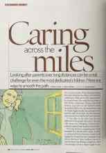 Better Homes & Gardens April 2005 Magazine Article: Caring across the miles