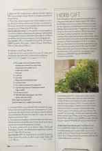 Better Homes & Gardens April 2005 Magazine Article: HERB GIFT