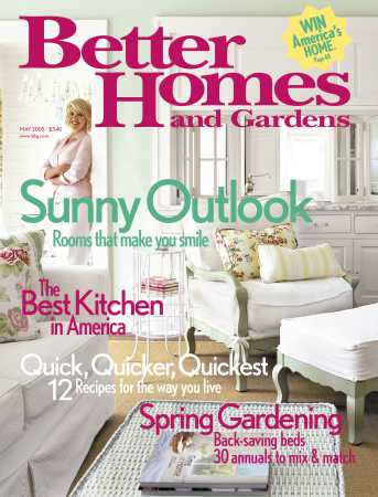 Better Homes & Gardens May 2005 Magazine Cover