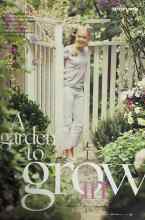 Better Homes & Gardens May 2005 Magazine Article: A garden to grow in