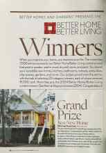 Better Homes & Gardens May 2005 Magazine Article: Winners